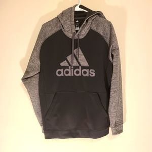 Men's adidas ClimaWarm Tech Fleece Hoodie Large Black/grey